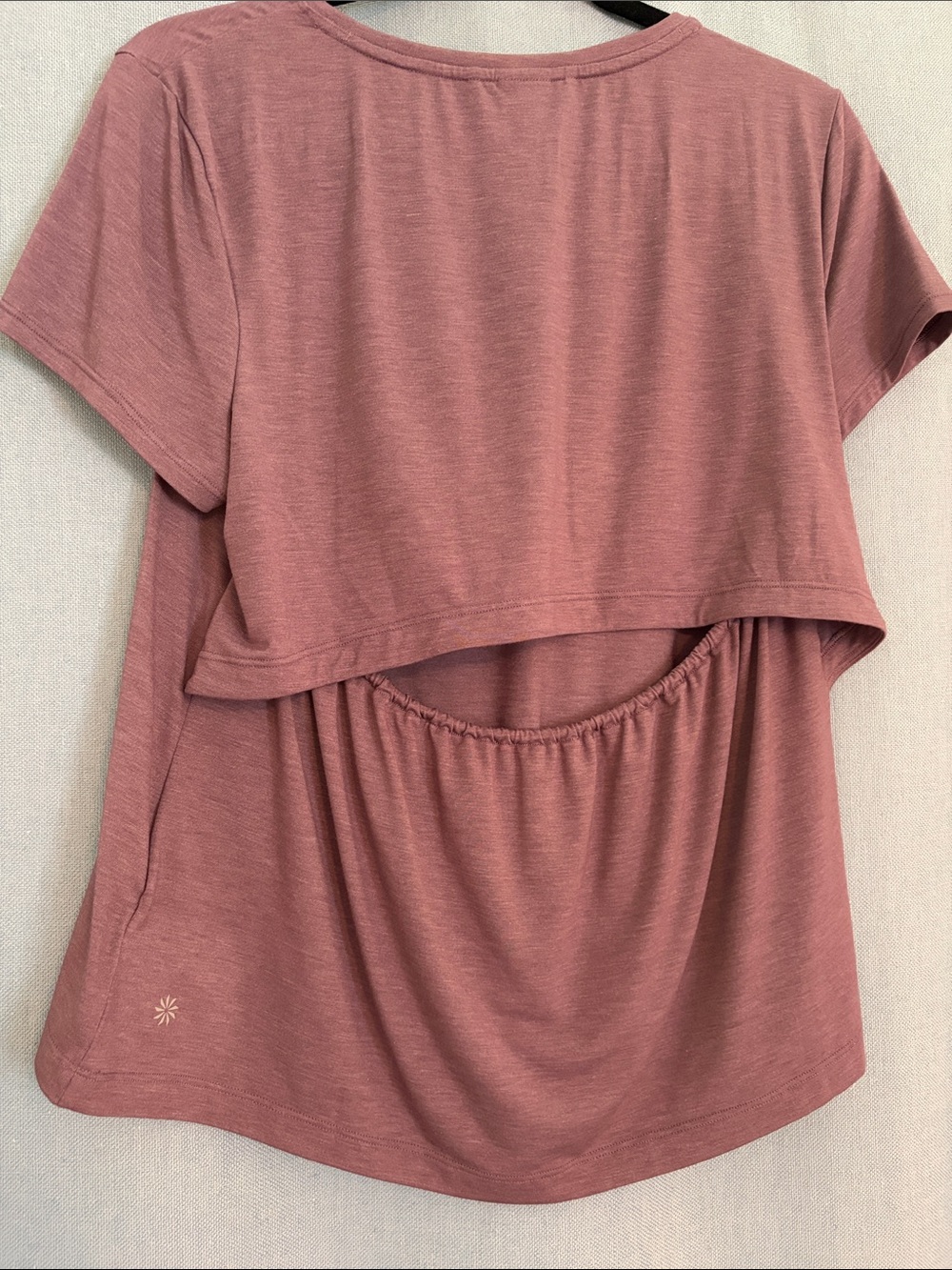 Athleta Mauve Short Sleeve Tee - Picture 5 of 5